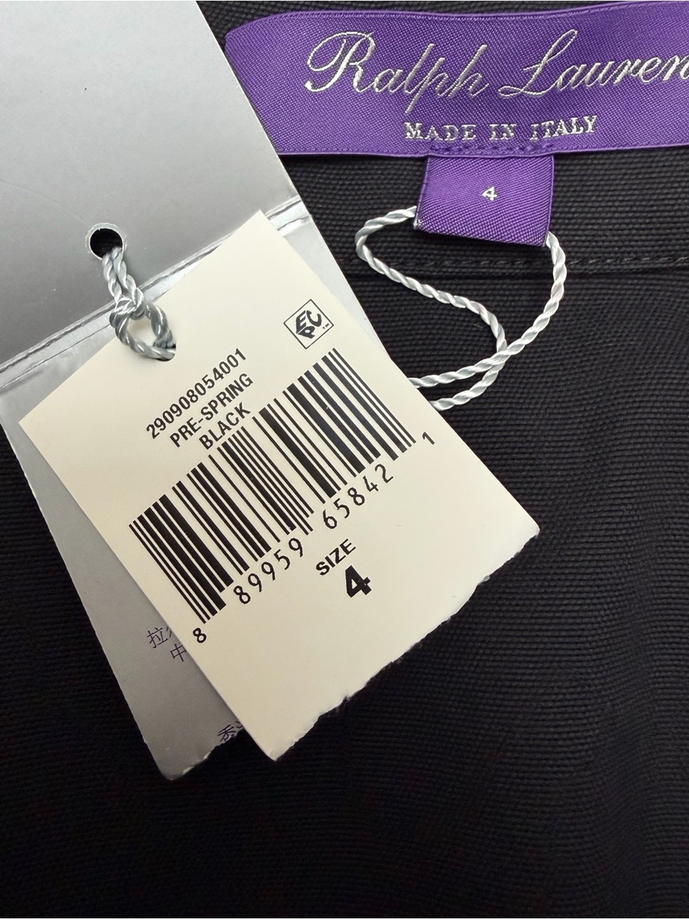 Ralph Lauren Purple Label Midi Skirt 4 Made in Italy Quite Luxury Minimalist NWT - Picture 6 of 12